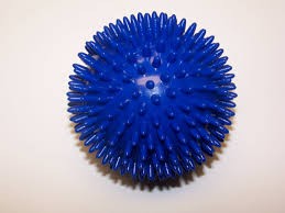 Piłka rehabilitacyjna z kolcami "Jeżyk" 6 cm 